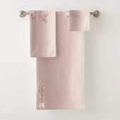 Elegant gouden roos glitter, koninklijk bad handdoek (Insitu)