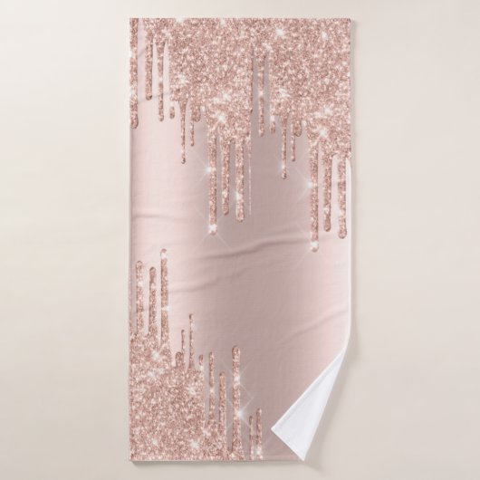 Elegant gouden roos glitter, koninklijk bad handdoek (Badhanddoek)