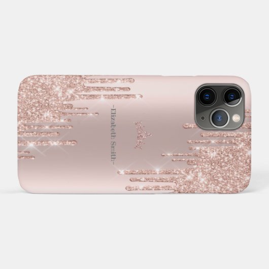 Elegant gouden roos glitter, koninklijk Case-Mate iPhone case (Achterkant (horizontaal))