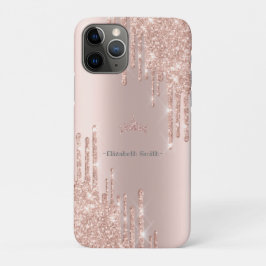 Elegant gouden roos glitter, koninklijk Case-Mate iPhone case