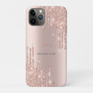 Elegant gouden roos glitter, koninklijk Case-Mate iPhone case