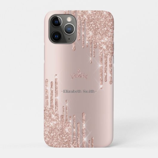 Elegant gouden roos glitter, koninklijk Case-Mate iPhone case (Achterkant)