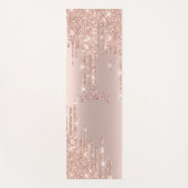 Elegant gouden roos glitter, koninklijk yogamat (Voorkant)