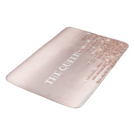 Elegant gouden roze en glanzende gliters badmat
