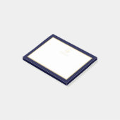 Elegant gouden schalen van justitie logo advocaat post-it® notes (Schuin)