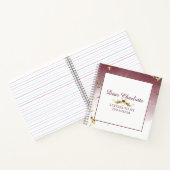 Elegant gouden script | Brieven aan mijn dochter Notitieboek (Binnen)