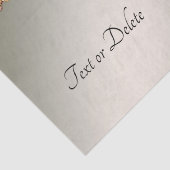 Elegant Gouden Sier Bloemen Tissue Papier (Detail)