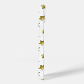 Elegant gouden sterren wit patroon Case-Mate iPhone case (Achterkant / Rechts)