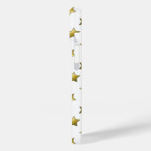 Elegant gouden sterren wit patroon Case-Mate iPhone case (Achterkant / Links)