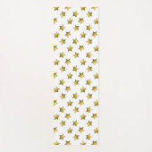 Elegant gouden sterren wit patroon yogamat (Voorkant)