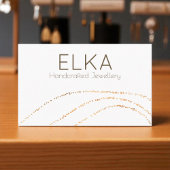 Elegant gouden Stippen Designer Visitekaartje