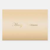 Elegant gouden vakantiepapier inpakpapier vel (Voorkant)