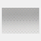 Elegant gouden zilver- en roos goudpokken inpakpapier vel (Voorkant 3)