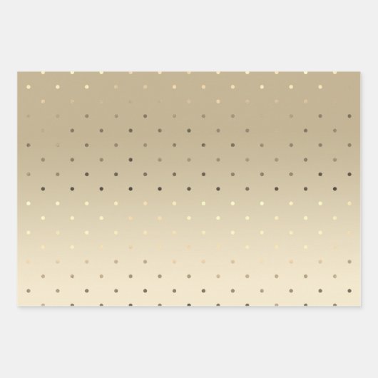 Elegant gouden zilver- en roos goudpokken inpakpapier vel (Voorkant 2)