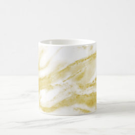 Elegant goudfolie marmer koffiemok