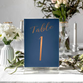 Elegant goudglitter marvy-nummer kaart