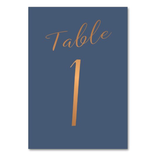 Elegant goudglitter marvy-nummer kaart (Voorkant)