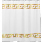 Elegant goudgriekpatroon Showgordijn Douchegordijn (Voorkant)