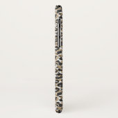 Elegant goudluipspatroon Case-Mate iPhone case (Achterkant/links)