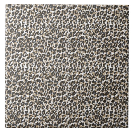 Elegant goudluipspatroon tegeltje (Voorkant)