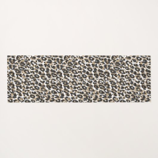 Elegant goudluipspatroon yogamat (Achterkant (horizontaal))