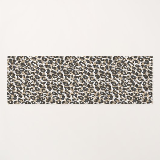 Elegant goudluipspatroon yogamat (Voorkant (horizontaal))