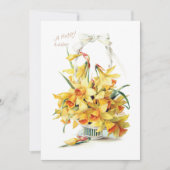 Elegant  goudpaasdrogers feestdagenkaart (Voorkant)