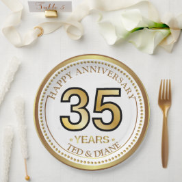 Elegant goudpapier Bord met bewerkbare tekst