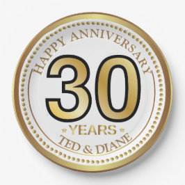 Elegant goudpapier Bord met bewerkbare tekst