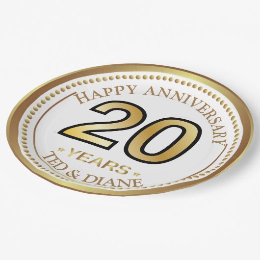 Elegant goudpapier Bord met bewerkbare tekst (Gekanteld)