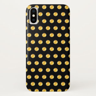 Elegant goudpolka-punten Case-Mate iPhone case