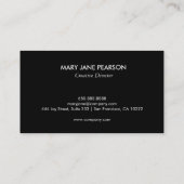 Elegant goudroze Waterverf penseelstreken Visitekaartje (Achterkant)