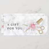 Elegant goudschaar en kam haarstylist (Voorkant / Achterkant)