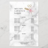 Elegant goudschaar, kapster flyer (Voorkant)