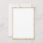 elegant goudvlinder luxe baby shower kaart (Achterkant)