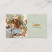 Elegant Gourmet Catering Visitekaartje (Voorkant)