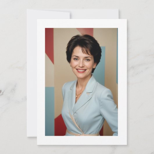 Elegant Graceful White Orchid Bouquet & Candles  Kaart (Achterkant)