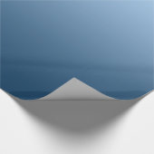 Elegant Gradient Blauw Cadeaupapier (Hoek)