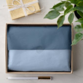 Elegant Gradient Blue met aangepaste Logo Tissuepapier (Geschenk)