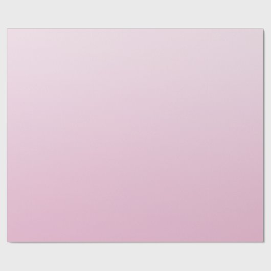 Elegant Gradient Coral Pink Cadeaupapier (Vlak)