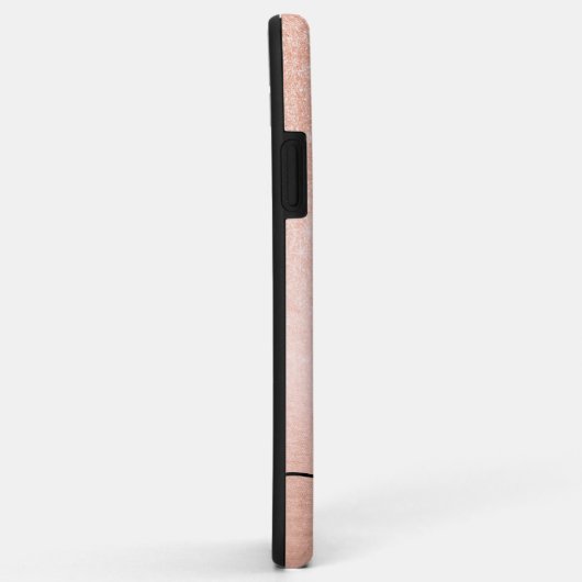 Elegant gradiënt koper roos goud glitter Case-Mate iPhone case (Achterkant/rechts)