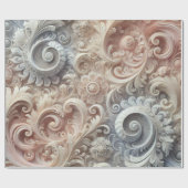 Elegant gradiënt pastelkantpatroon cadeaupapier (Vlak)