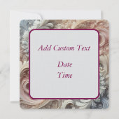 Elegant gradiënt pastelkantpatroon kaart (Achterkant)