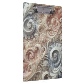 Elegant gradiënt pastelkantpatroon klembord (Rechts)