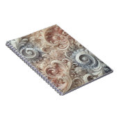 Elegant gradiënt pastelkantpatroon notitieboek (Rechterzijde)