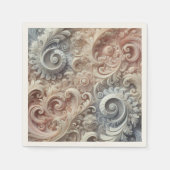 Elegant gradiënt pastelkantpatroon servet (Voorkant)