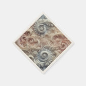 Elegant gradiënt pastelkantpatroon servet (Hoek)