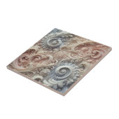 Elegant gradiënt pastelkantpatroon tegeltje (Zijkant)