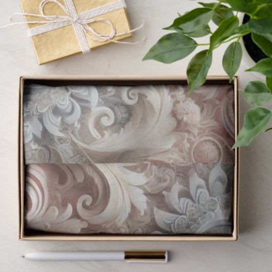 Elegant gradiënt pastelkantpatroon tissuepapier (Geschenk)