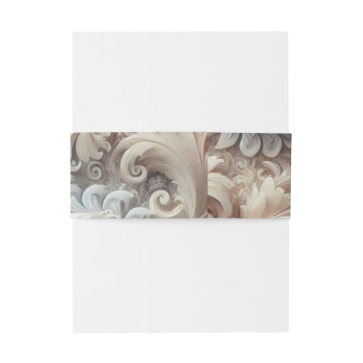 Elegant gradiënt pastelkantpatroon uitnodigingen wikkel (Achterkant Voorbeeld)